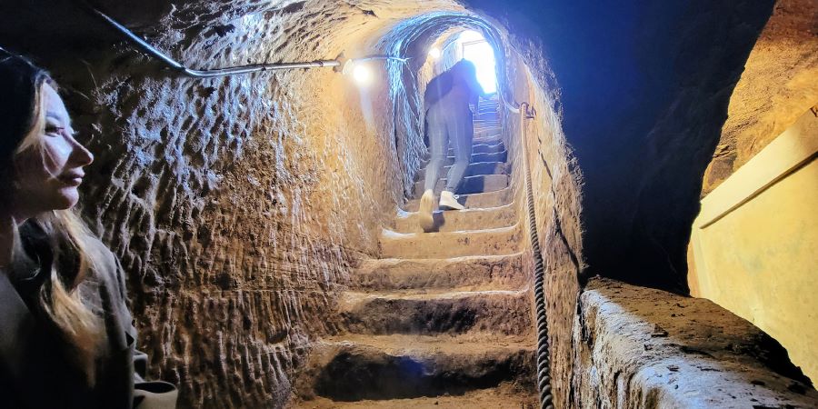 Medieval wine cave in Labastia