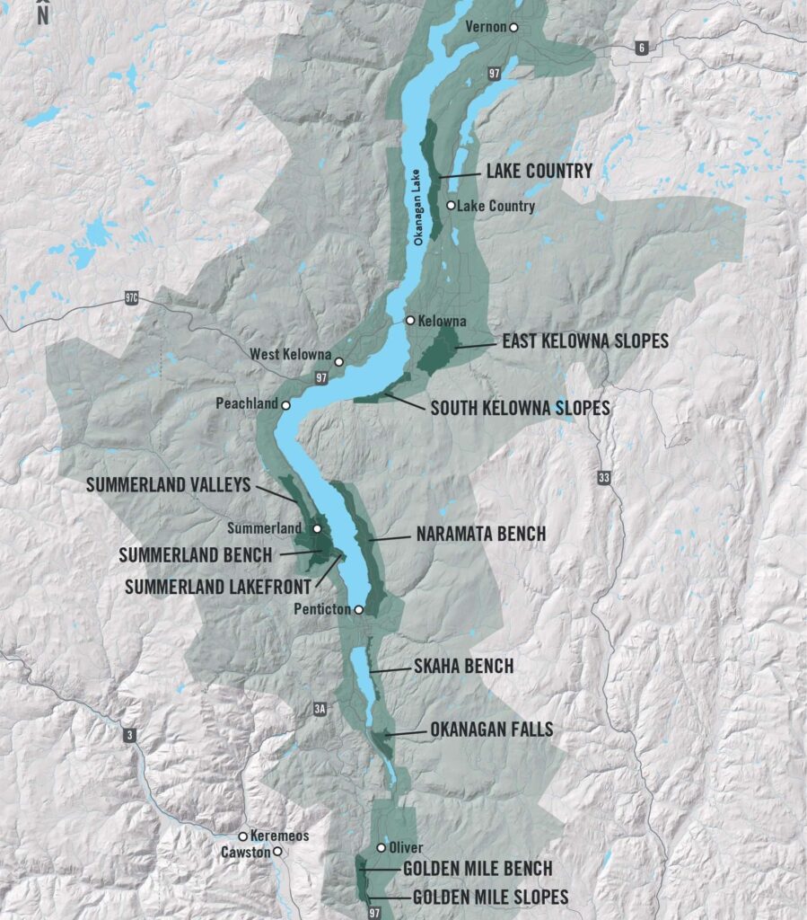 Okanagan Lake Map